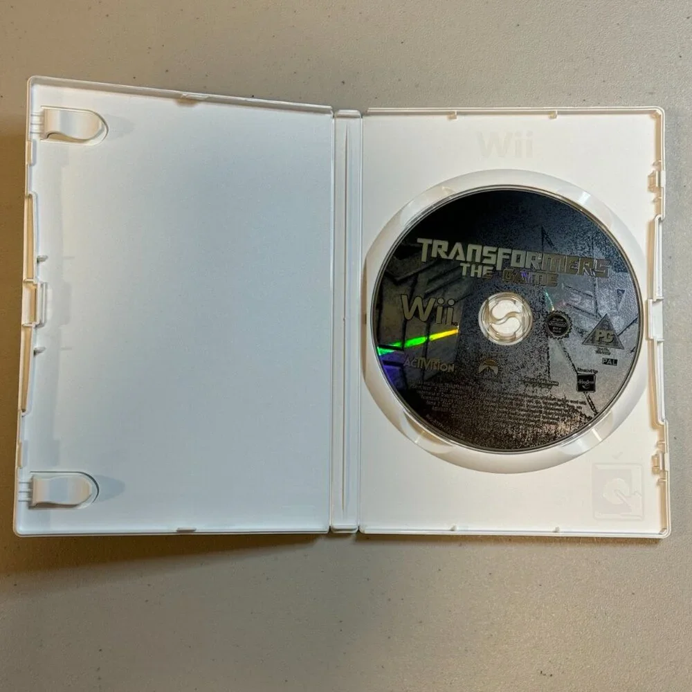 Transformers The Game For Nintendo Wii PAL Version EUR Case, Disc Only Fast Ship